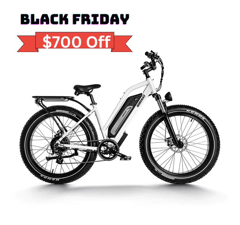 Himiway Cruiser D3 Step Thru Long Range All Terrain 750W Electric Bike Lets E Bike