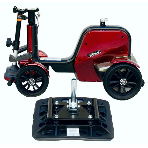 EV Rider CityBug Portable Folding Mobility Scooter - w/ Anti Flat Tires ...