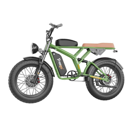 Freego Shotgun F3 Pro 2000W Electric Bike Dual Battery Motor Fat Tire Ebike - Full Suspension For Comfort Riding