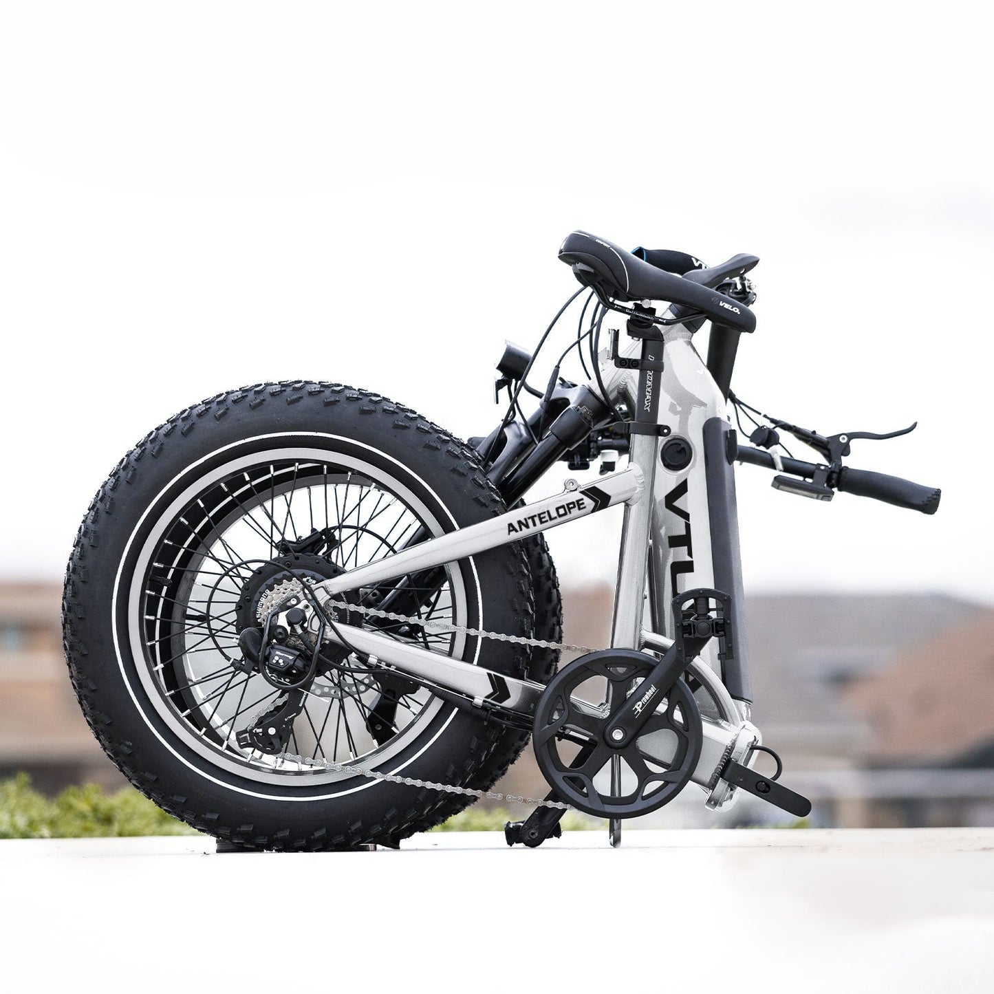 Vtuvia SX20 Antelope Step-Thru Folding Electric Bike - 750W Motor Anti-Puncture Fat Tire